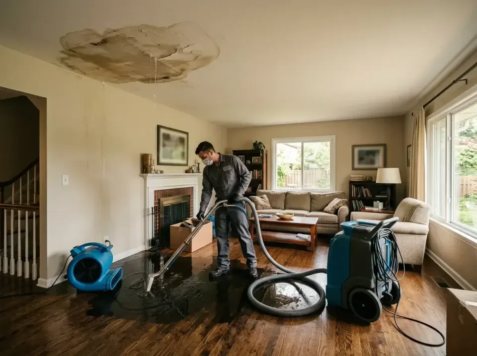 attic-pipe-burst-ceiling-drip-008 — frequently asked questions, Water Damage Restoration & Carpet Care in Chicago, IL